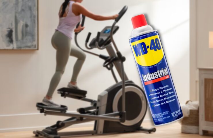 WD40 for NordicTrack Elliptical lubricate